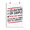 Affiche celibataire en couple peche sous marine