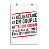 Affiche celibataire en couple ta� chi chuan
