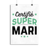 Affiche certifie super mari