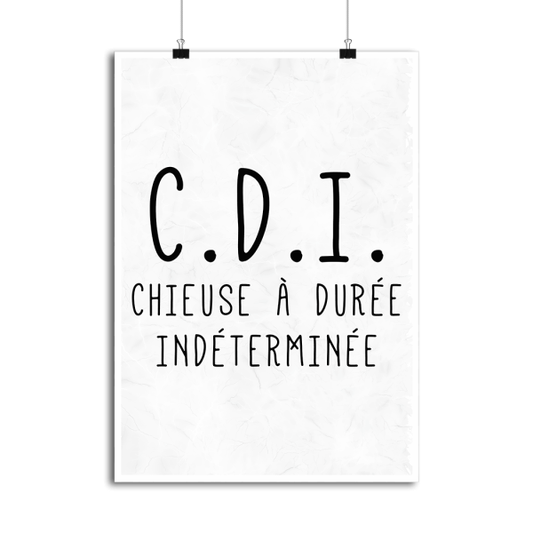 Affiche chieuse indeterminee