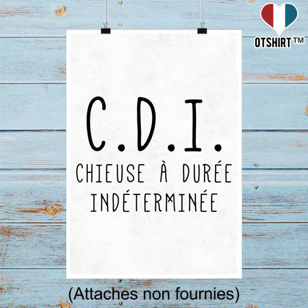 Affiche chieuse indeterminee