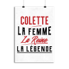 Affiche colette la femme la reine la legende