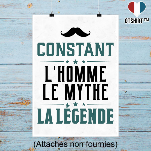 Affiche constant l_homme le mythe la legende