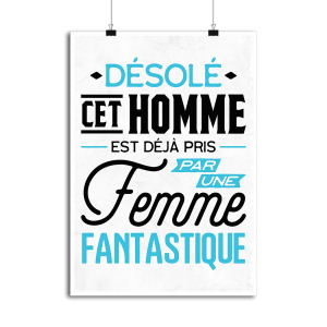 Affiche deja pris par une femme fantastique Affiche deja pris par une femme fantastique