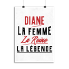 Affiche diane la femme la reine la legende