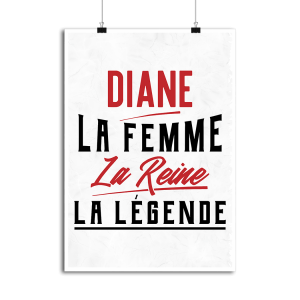 Affiche diane la femme la reine la legende Affiche diane la femme la reine la legende