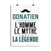 Affiche donatien l_homme le mythe la legende