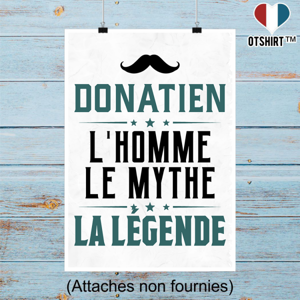 Affiche donatien l_homme le mythe la legende