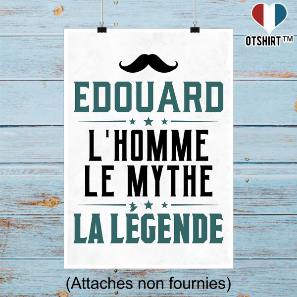 Affiche edouard l_homme le mythe la legende