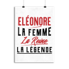Affiche eleonore la femme la reine la legende