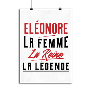 Affiche eleonore la femme la reine la legende Affiche eleonore la femme la reine la legende