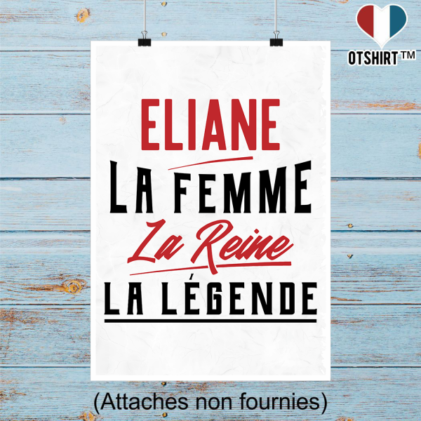 Affiche eliane la femme la reine la legende