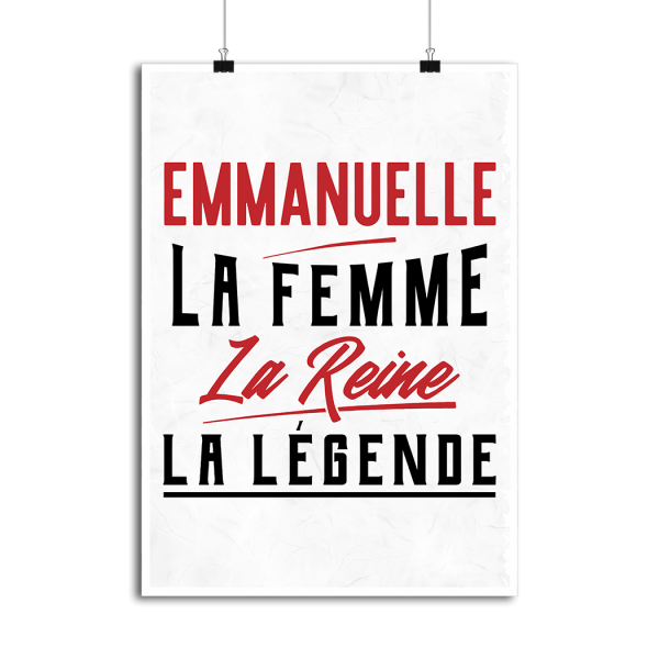 Affiche emmanuelle la femme la reine la legende