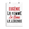 Affiche eug�nie la femme la reine la legende