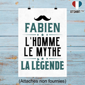 Affiche fabien l_homme le mythe la legende