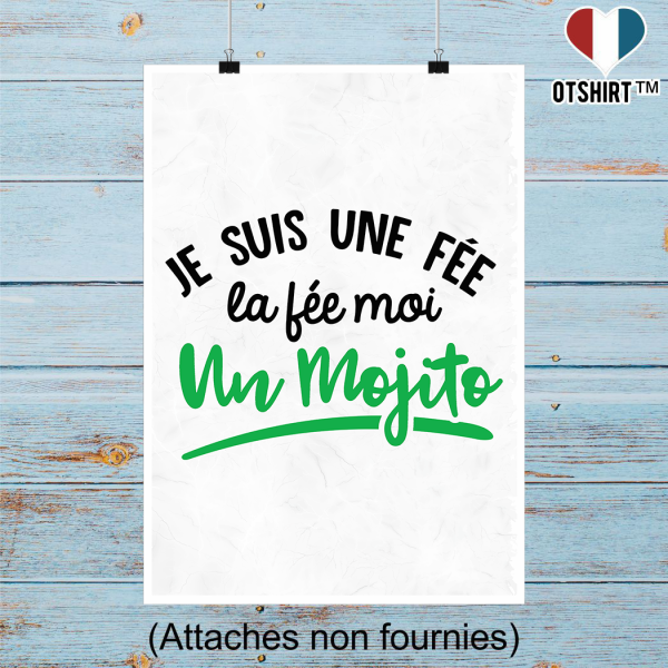 Affiche fee moi un mojito