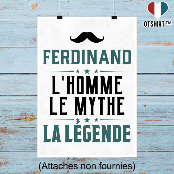 Affiche ferdinand l_homme le mythe la legende