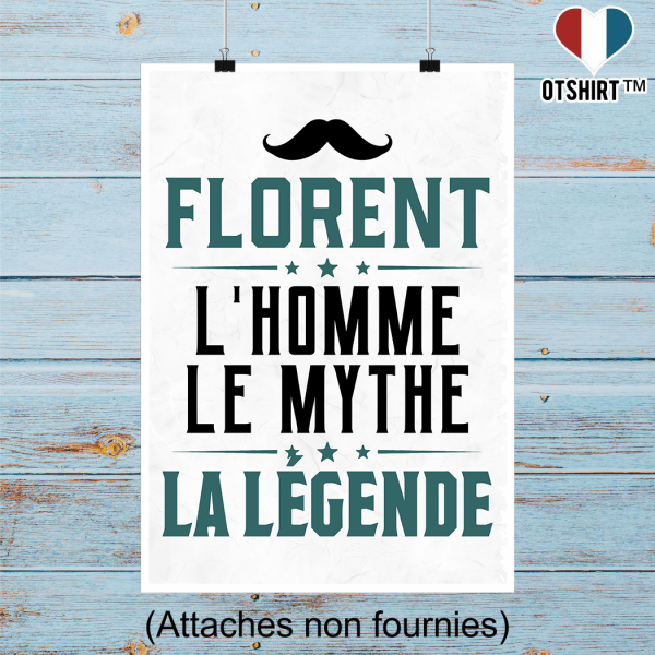 Affiche florent l_homme le mythe la legende