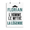 Affiche florian l_homme le mythe la legende
