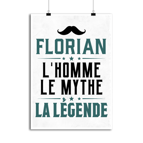 Affiche florian l_homme le mythe la legende