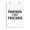 Affiche freiner c_est tricher