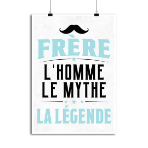 Affiche frere la legende Affiche frere la legende