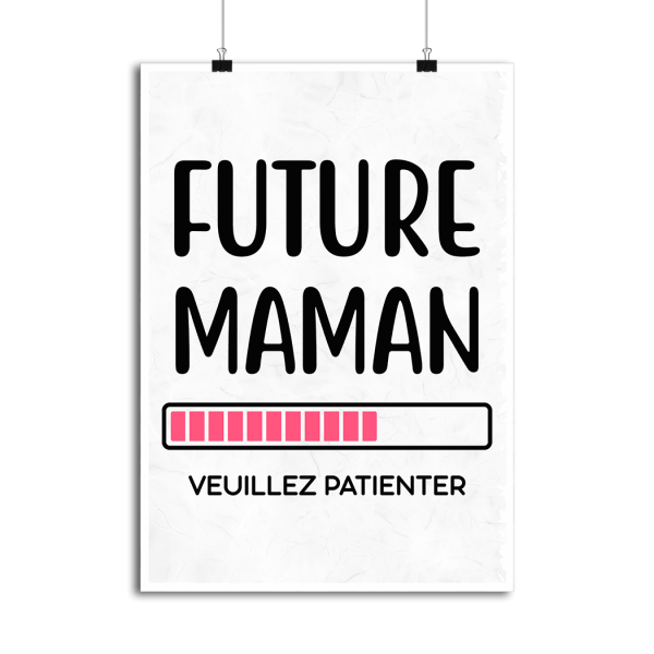 Affiche future maman