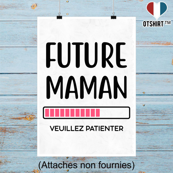 Affiche future maman