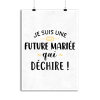 Affiche future mariee qui dechire
