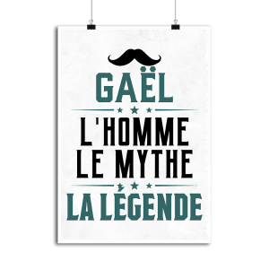 Affiche gael l_homme le mythe la legende Affiche gael l_homme le mythe la legende