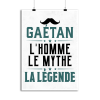 Affiche gaetan l_homme le mythe la legende