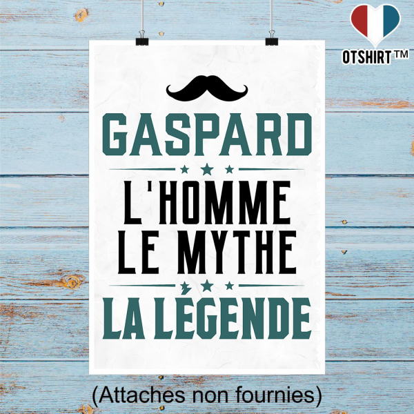 Affiche gaspard l_homme le mythe la legende