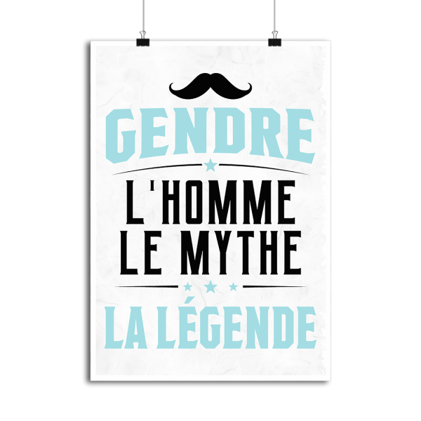 Affiche gendre la legende