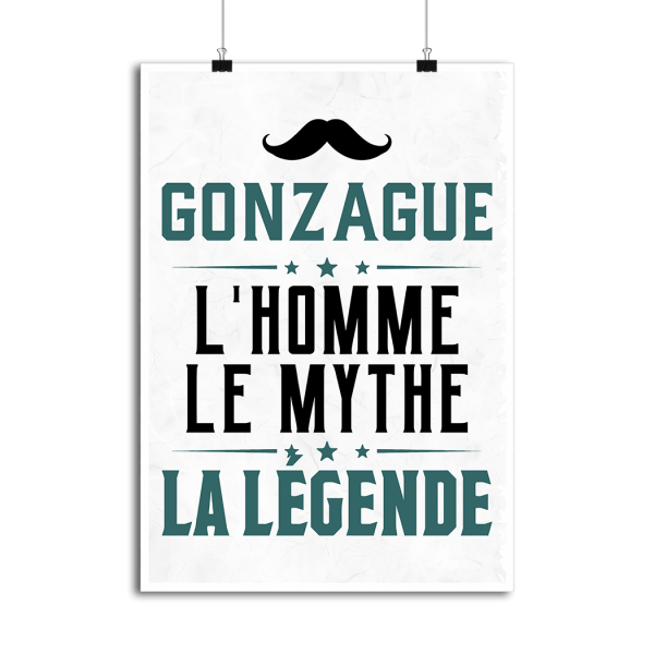 Affiche gonzague l_homme le mythe la legende