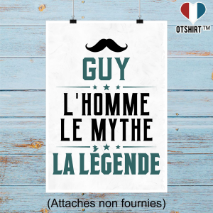 Affiche guy l_homme le mythe la legende