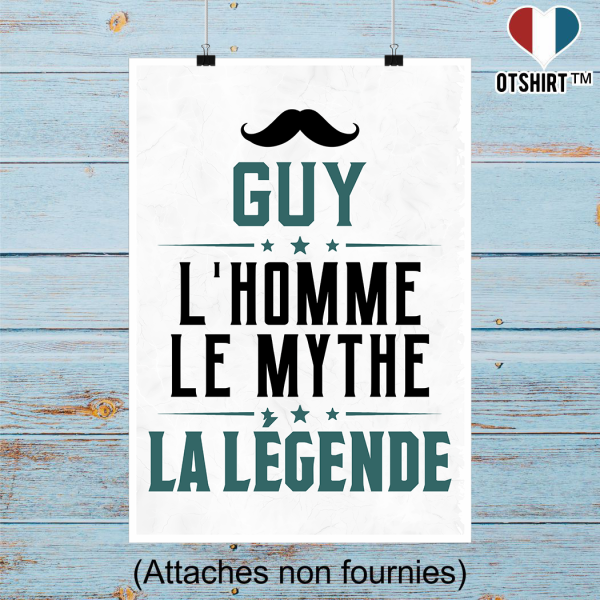 Affiche guy l_homme le mythe la legende