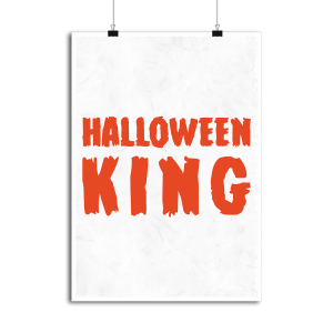 Affiche halloween king Affiche halloween king