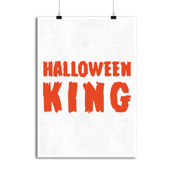 Affiche halloween king