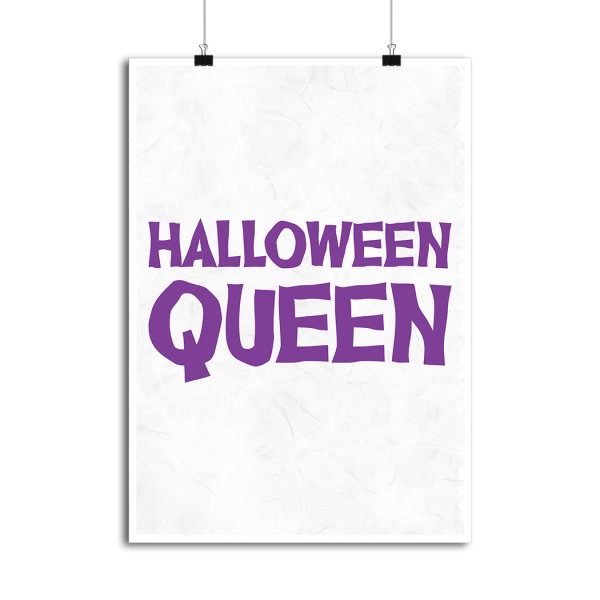 Affiche halloween queen