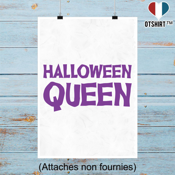 Affiche halloween queen