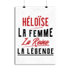 Affiche heloise la femme la reine la legende