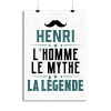 Affiche henri l_homme le mythe la legende