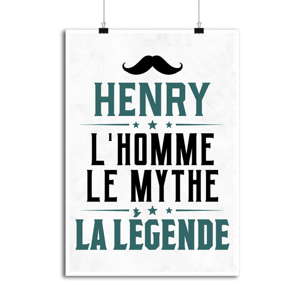 Affiche henry l_homme le mythe la legende