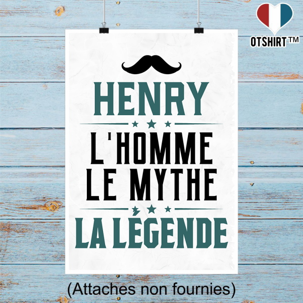 Affiche henry l_homme le mythe la legende