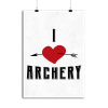 Affiche i love archery
