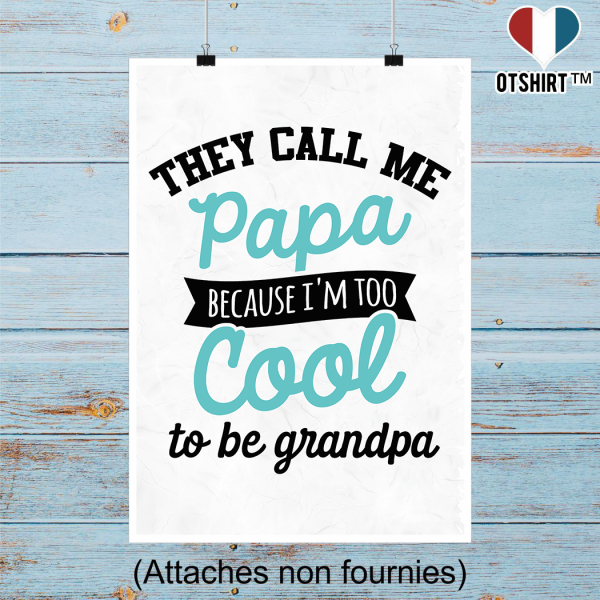 Affiche i_m too cool grandpa