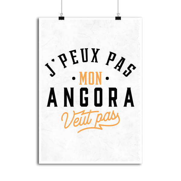 Affiche j peux pas angora