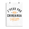 Affiche j peux pas chihuahua