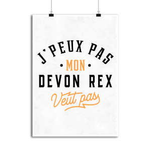 Affiche j peux pas devon rex Affiche j peux pas devon rex