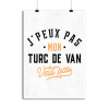Affiche j peux pas turc de van